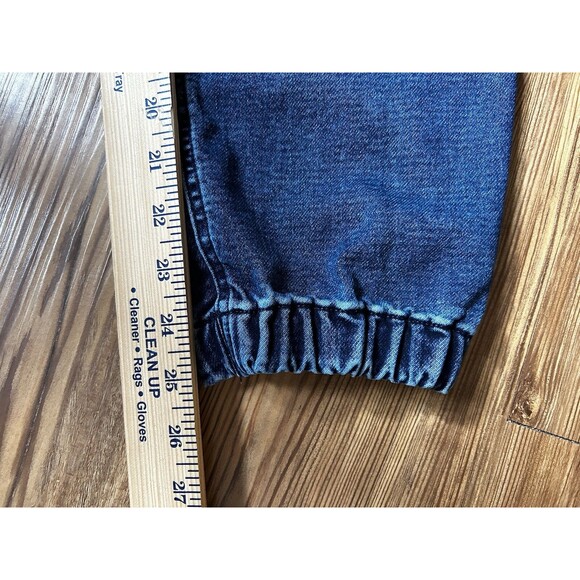 J.Crew Womens Elastic Waist Denim Jogger Pants Size 28 Gathered Ankles Soft - Picture 4 of 5